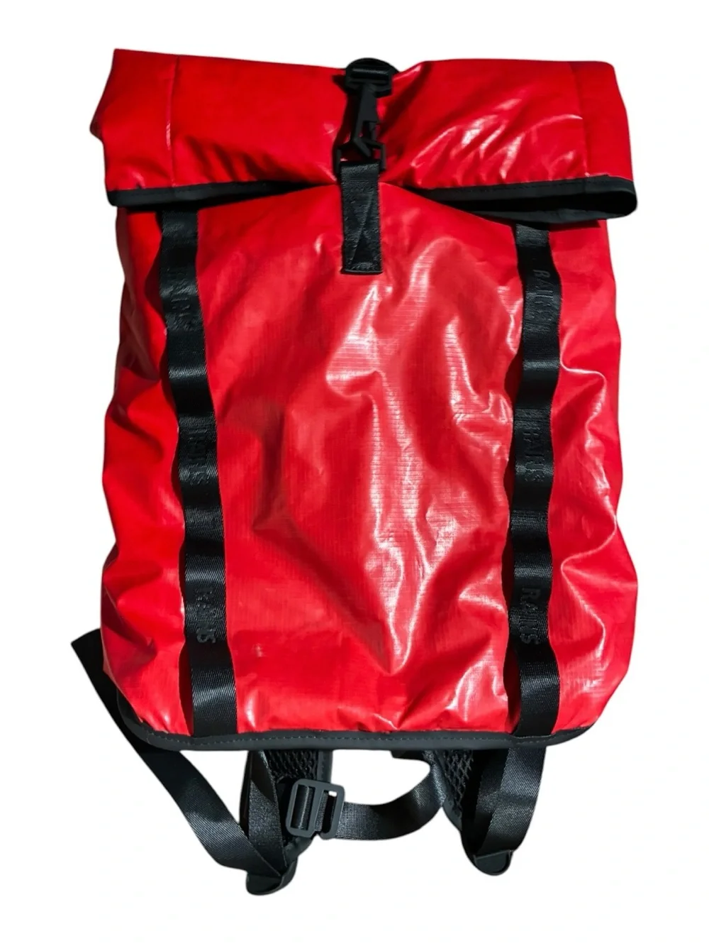 RAINS Sibu Rolltop Backpack Red